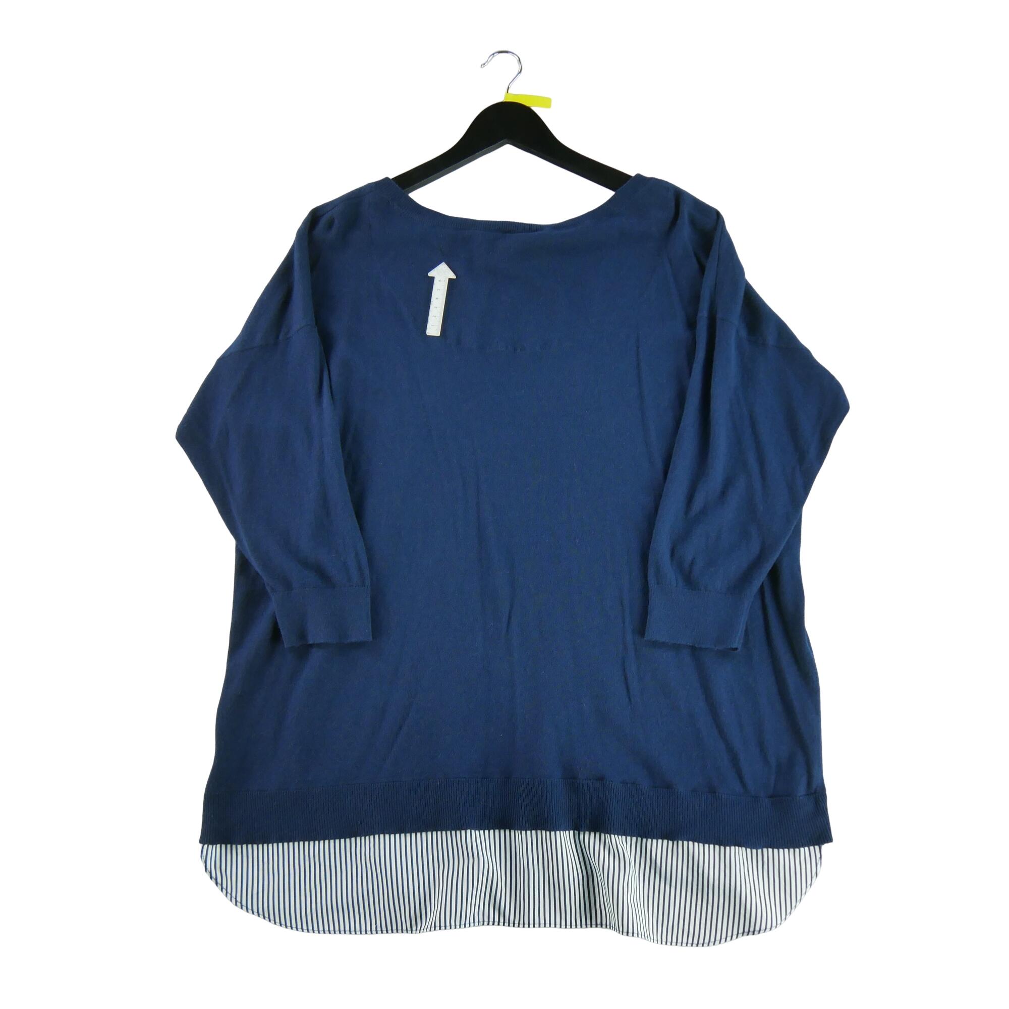 Reconditionné - Pull Femme Marine - Bon État 4/6