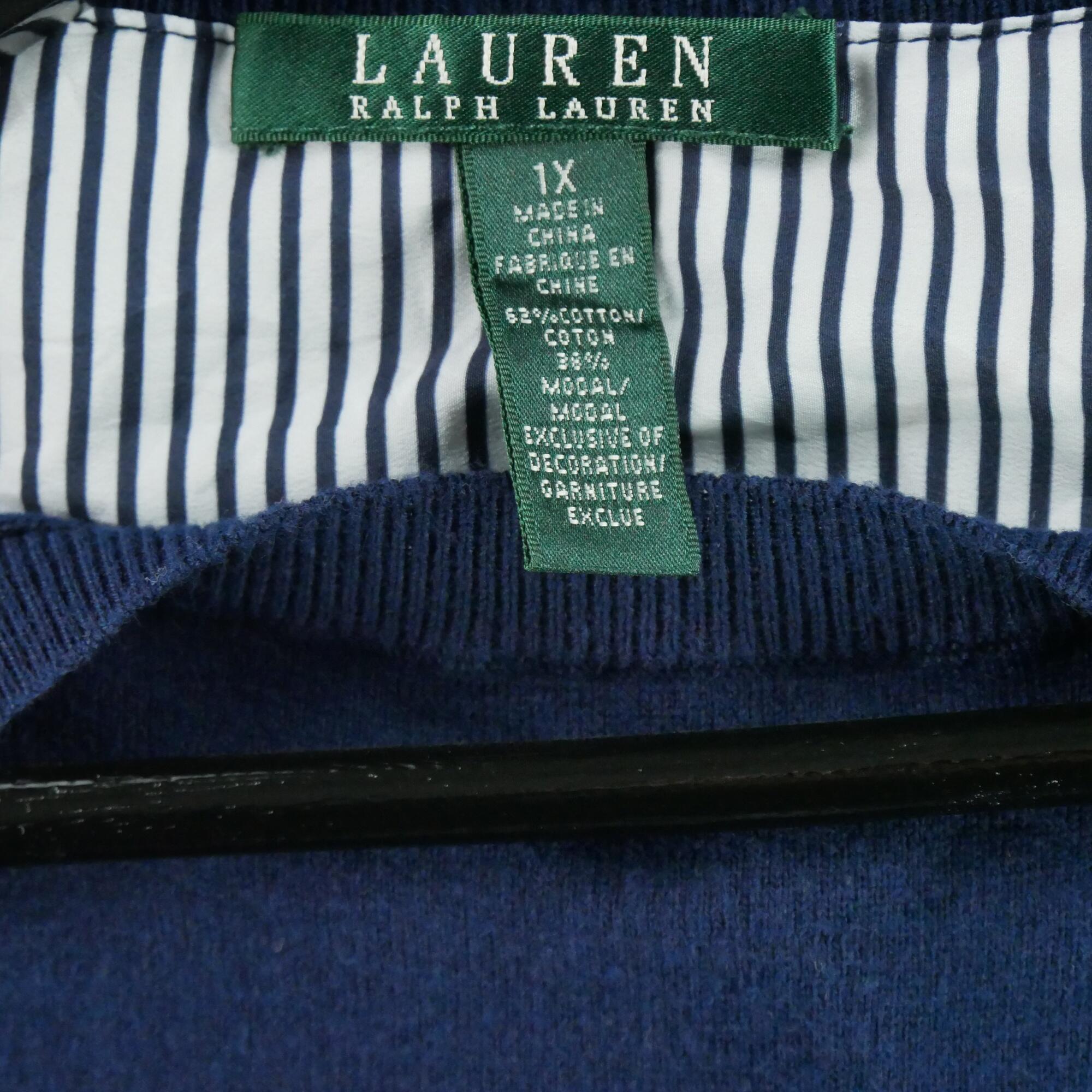 Reconditionné - Pull Femme Marine - Bon État 6/6