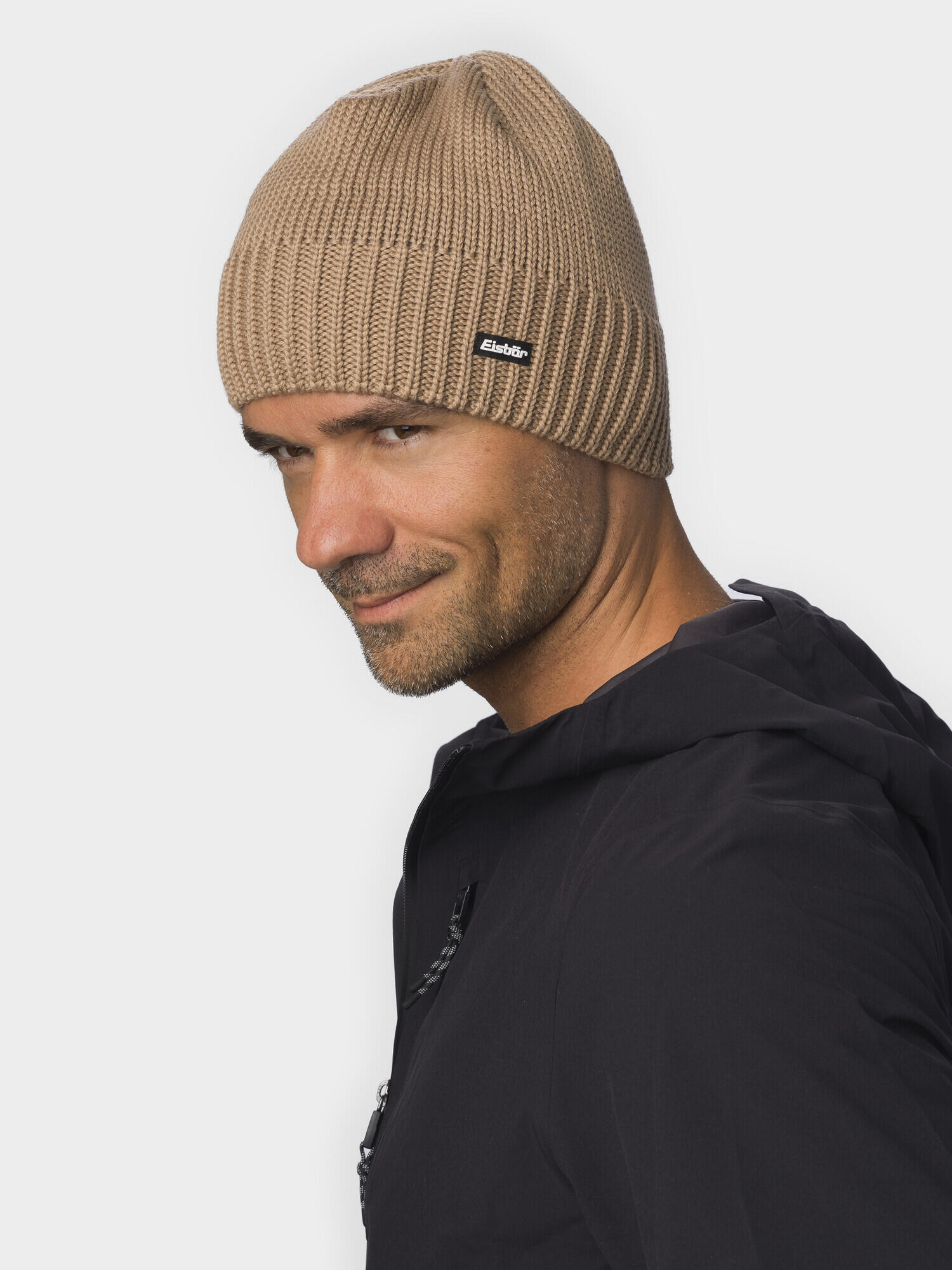 Mütze Trop XL Strickmütze Herren Haube weich bequem 3/3