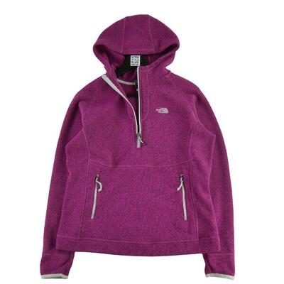 Second life - Damen TNF Lila Fleece Pullover - Wie neu