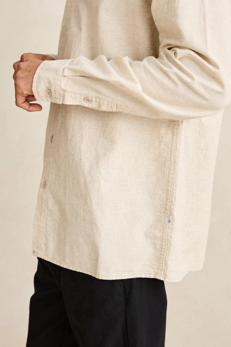 Classic Linen  - Chemise Manches Longues Homme 4/7