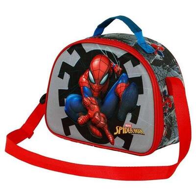 Cestino per la Merenda SPIDERMAN Grigio