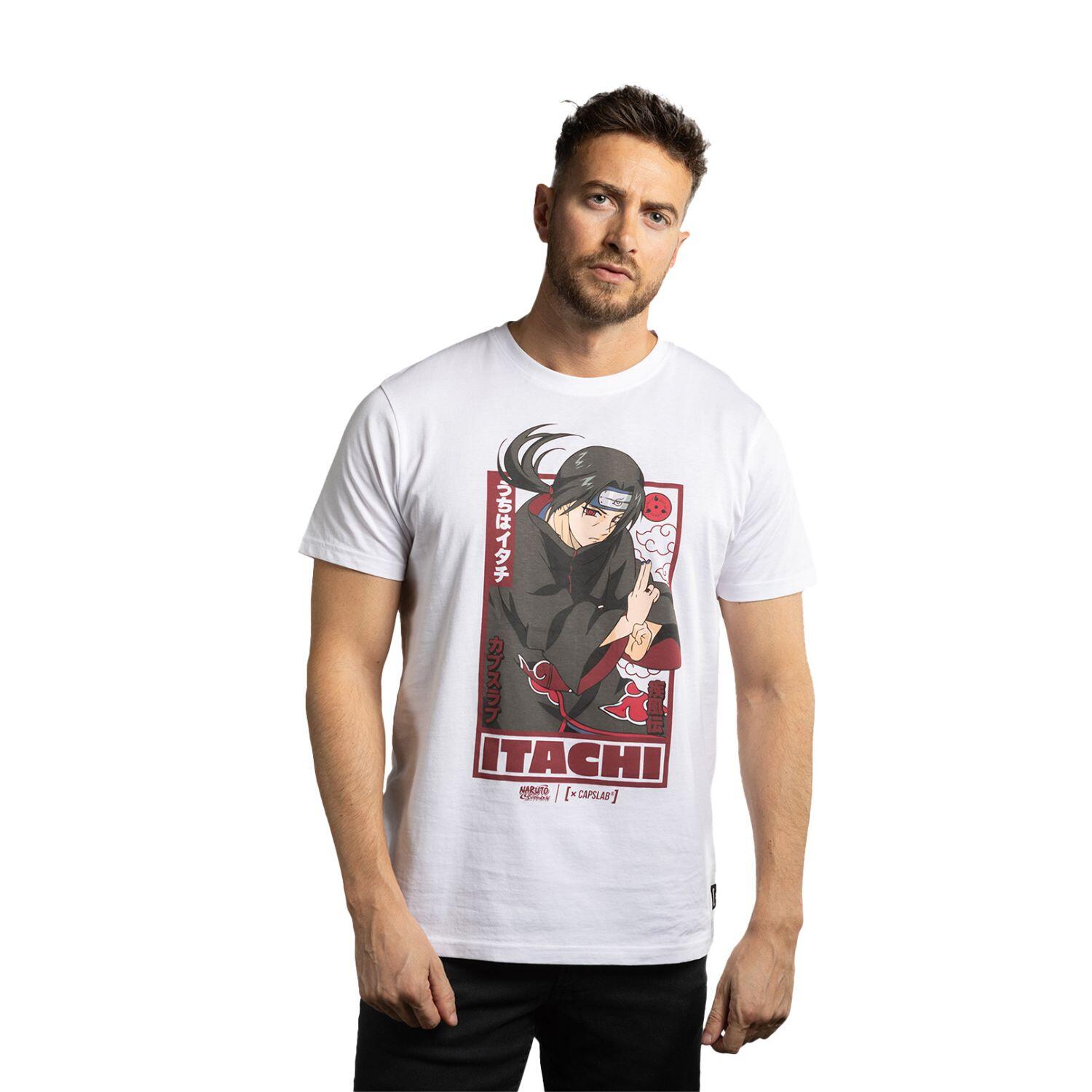 T-shirt homme regular fit avec print Naruto Shippuden Itachi 1/3