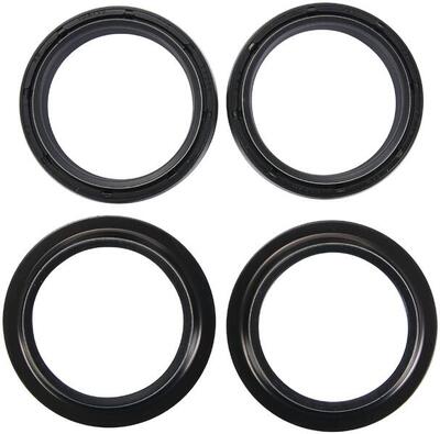All balls racing voorvork keerring set abr 56-135 inclusief stofkappen.