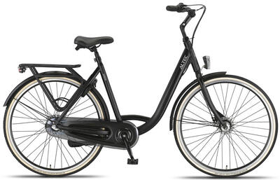 Altec walesa damesfiets 28inch 55cm mat zwart 3v