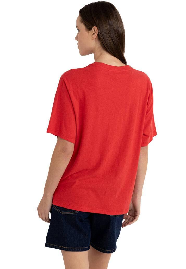 Leilani - T Shirt Oversize Mulher 3/4