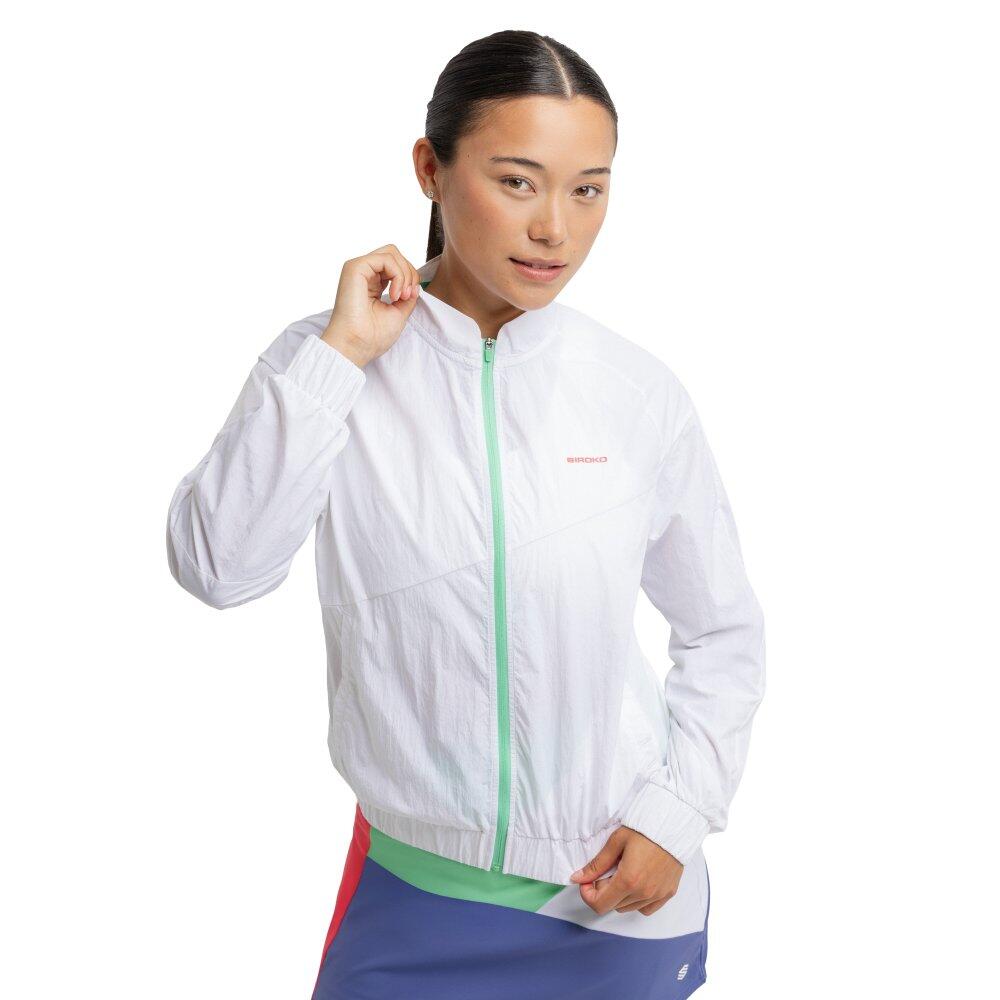 Women Padel 's jacket Scenic White White