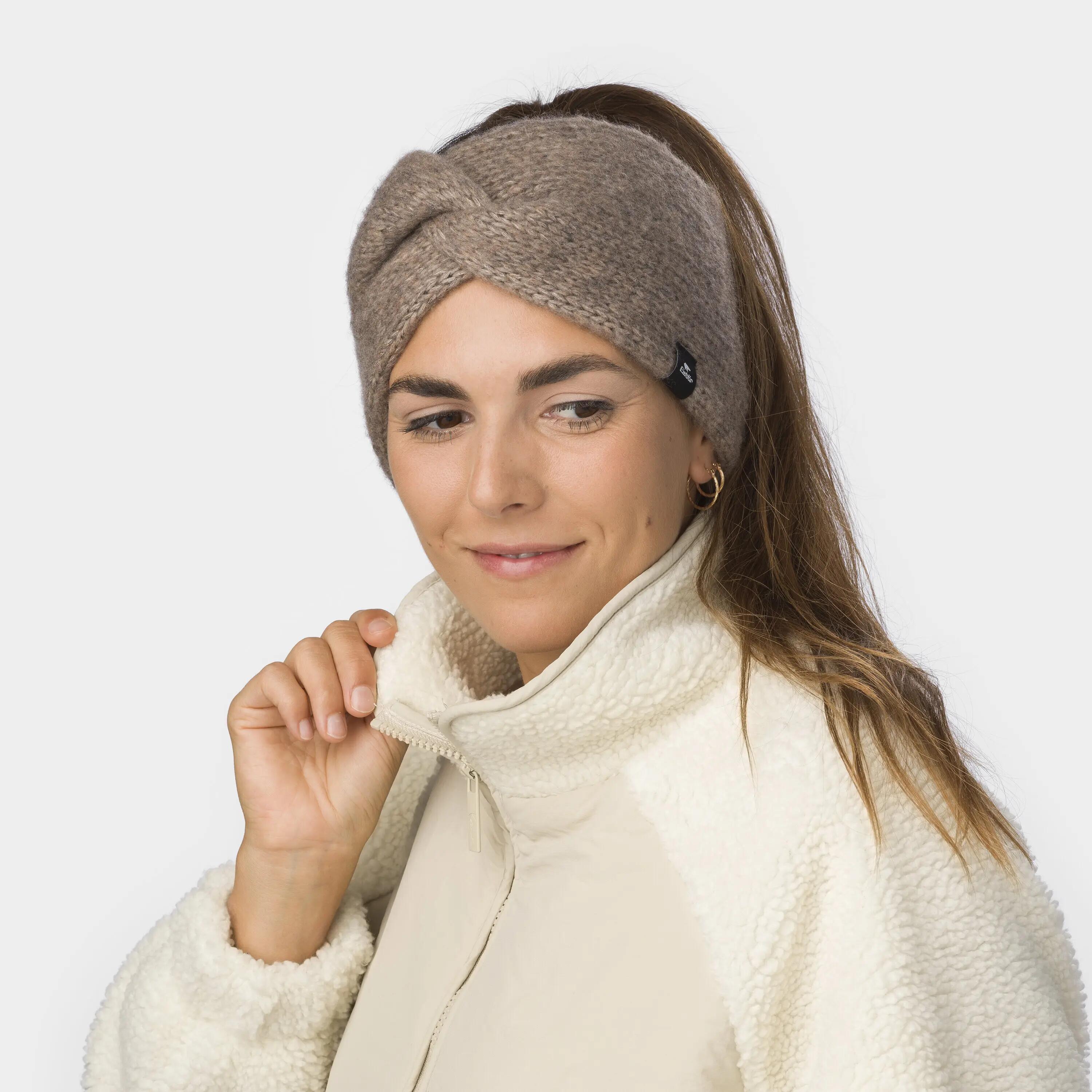 Damen Outdoor Stirnband atmungsaktiv, Kälteschutz, windschutz, Fenna Lila 3/4