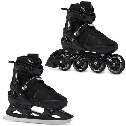 Rolki Łyżwy figurowe 2w1 Regulowane Raven Profession PLUS Speed Lacing