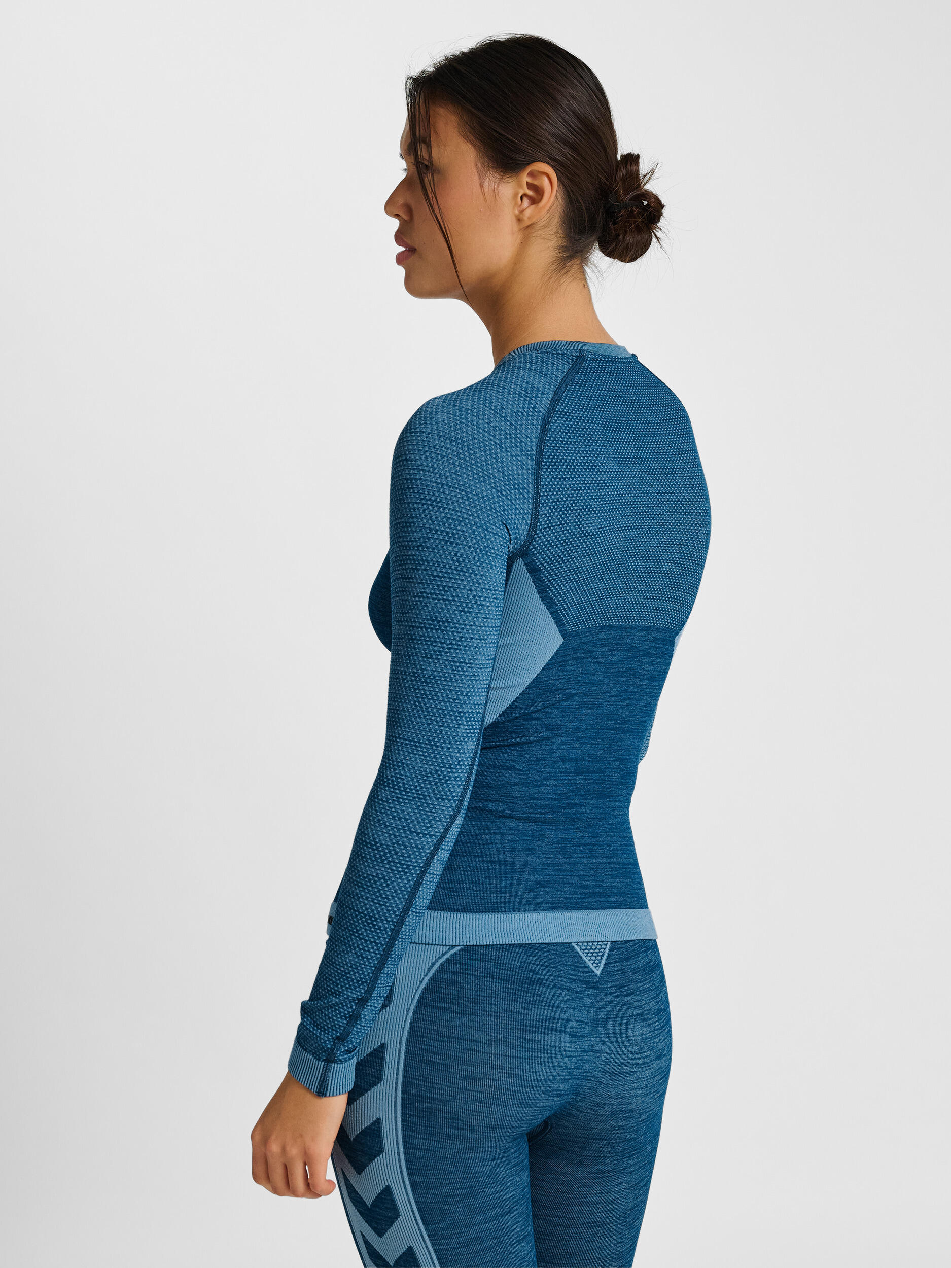 Maglietta a maniche lunghe aderente senza cuciture donna Hummel Clea 2/7