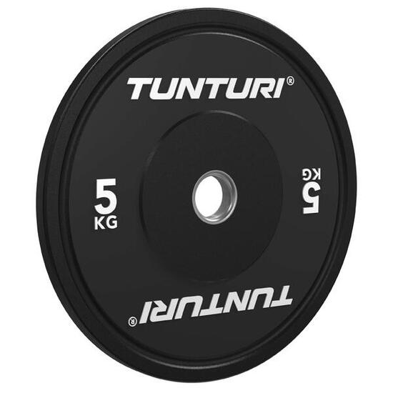 Platinum bumperplates - Poids d'haltère - Disques d'haltères - 1x 5kg - Noir