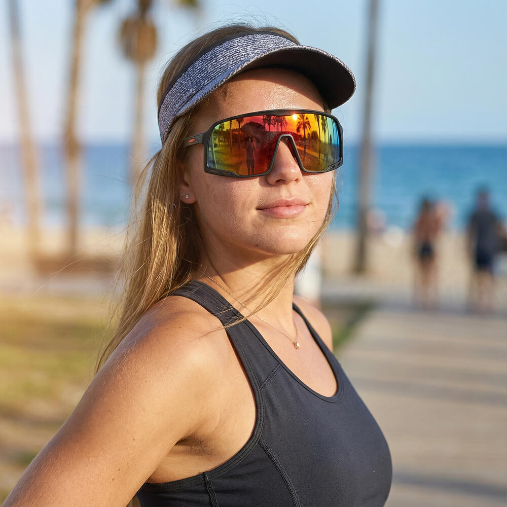 Zonnebril Fluor 9321 - 6 van TR90 Unisex 71 mm 3/6