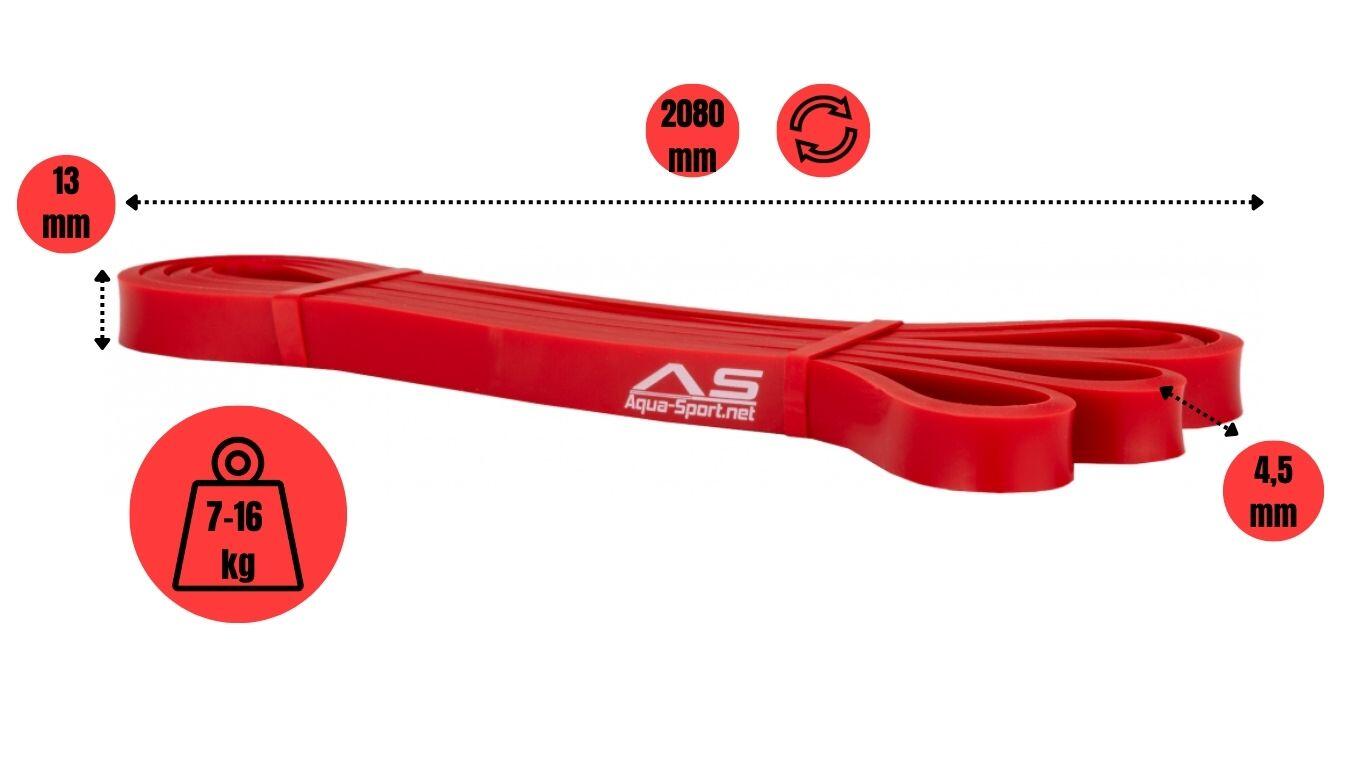 Guma taśma oporowa do ćwiczeń Aqua-Sport Powerstreach Superband 6/6