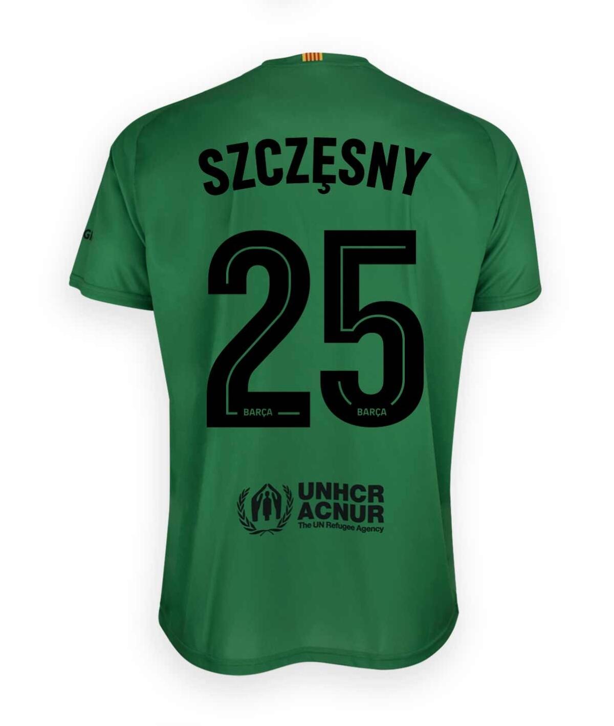 Camisola Szczesny Goleiro Futebol FC Barcelona Réplica Oficial 25/26 - Criança 3/7
