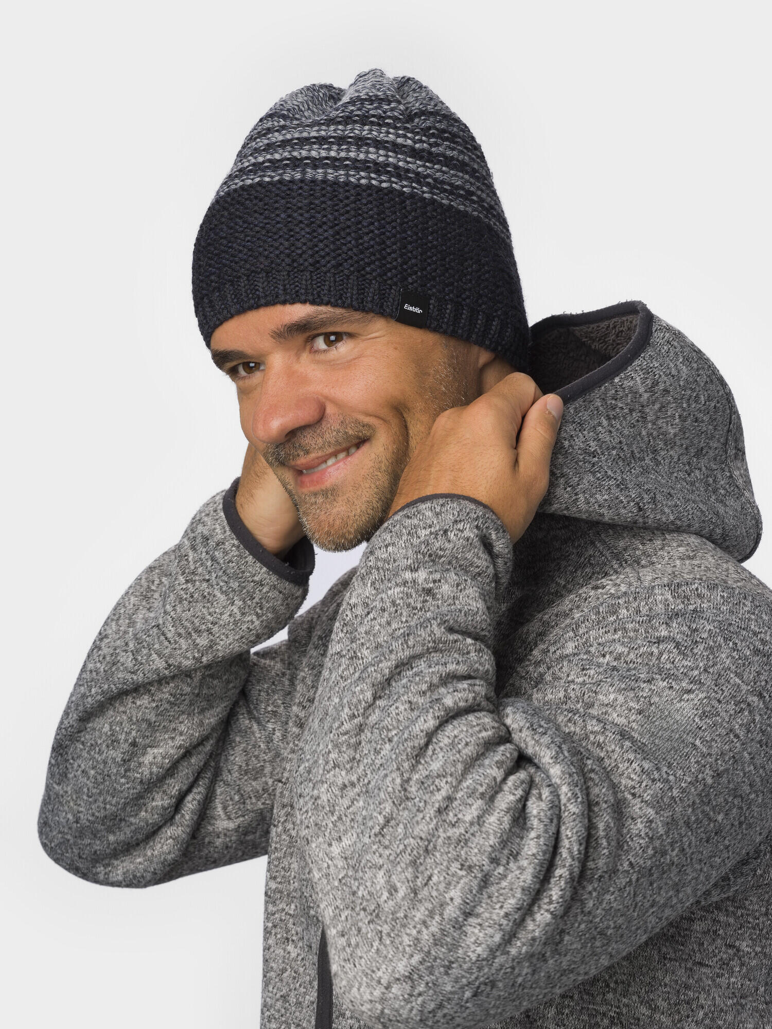 Mütze Campo Wintermütze Herren Beanie Fleece warm Merino 4/4