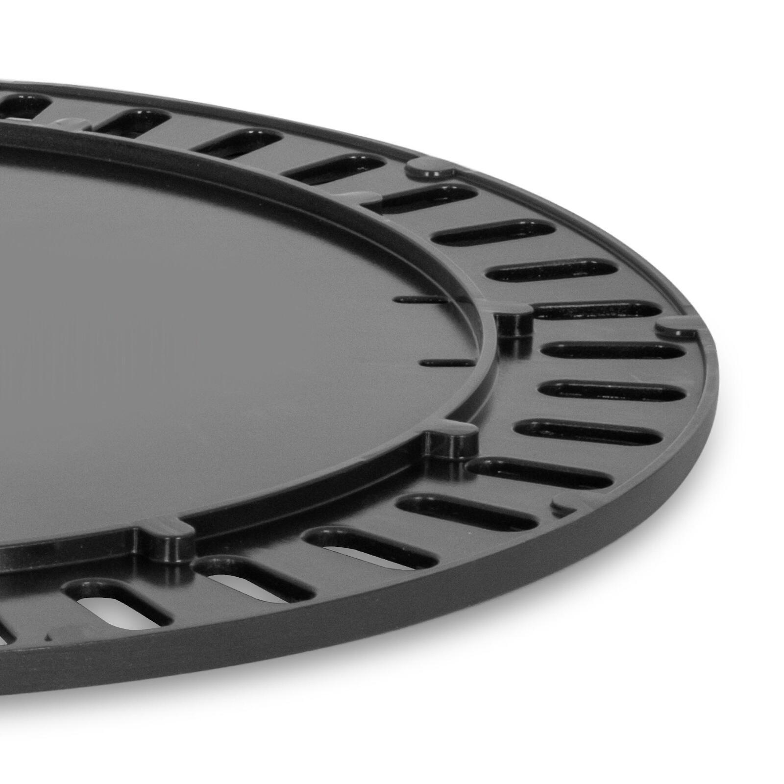 Placa de parrilla acanalada Outdoor Camping Grill Barbacoa Redonda 46 cm 4/5