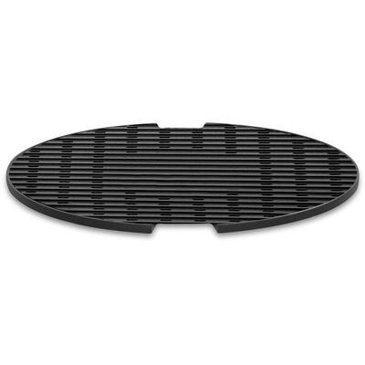 Piastra per griglia a coste per campeggio Accessori per barbecue rotonda 46 cm