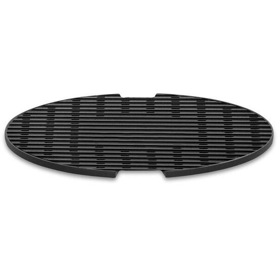 Piastra per griglia a coste per campeggio Accessori per barbecue rotonda 46 cm