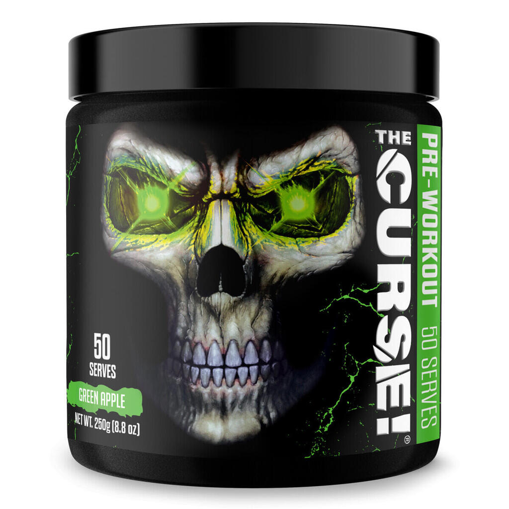 JNX Sports The Curse! (50 serv) Green Apple - Pre-Workout - Pre-Workout Booster