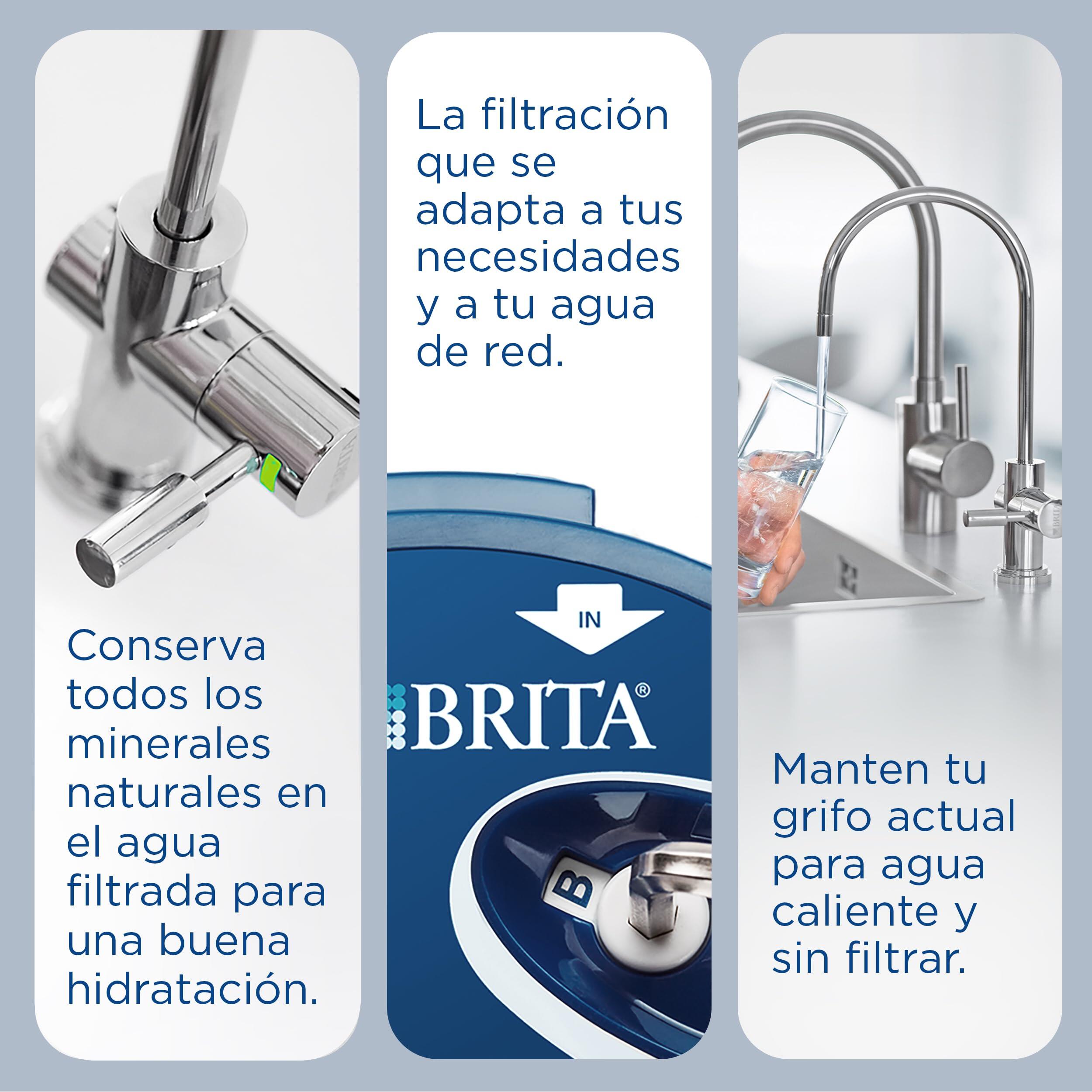 BRITA Sistema de filtración de agua mypure P1, Grifo de agua y cartucho P1000 5/7