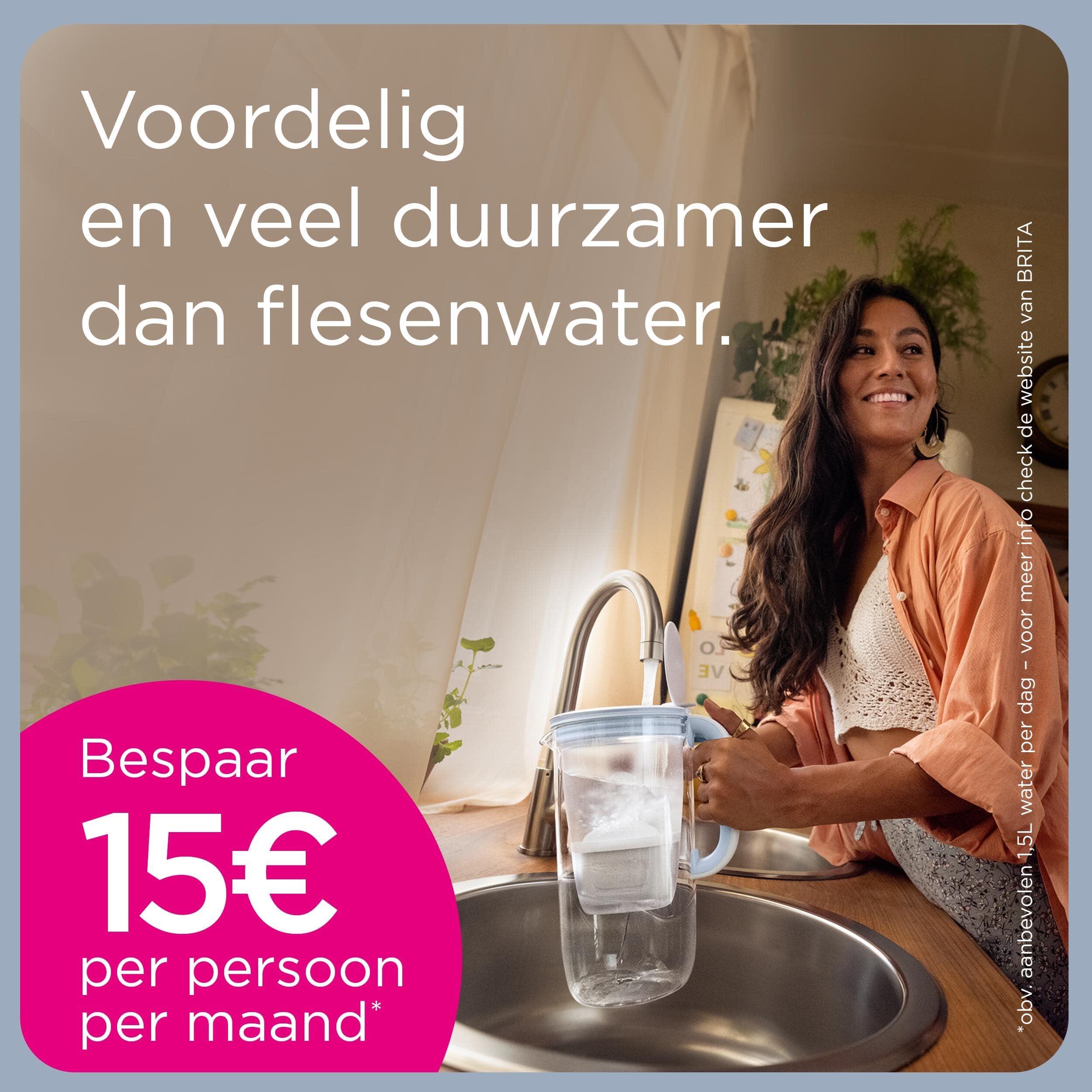 BRITA Jarra Filtradora de Agua Marella 2,4 Litros Incluye 1 Filtro MAXTRA PRO 6/7