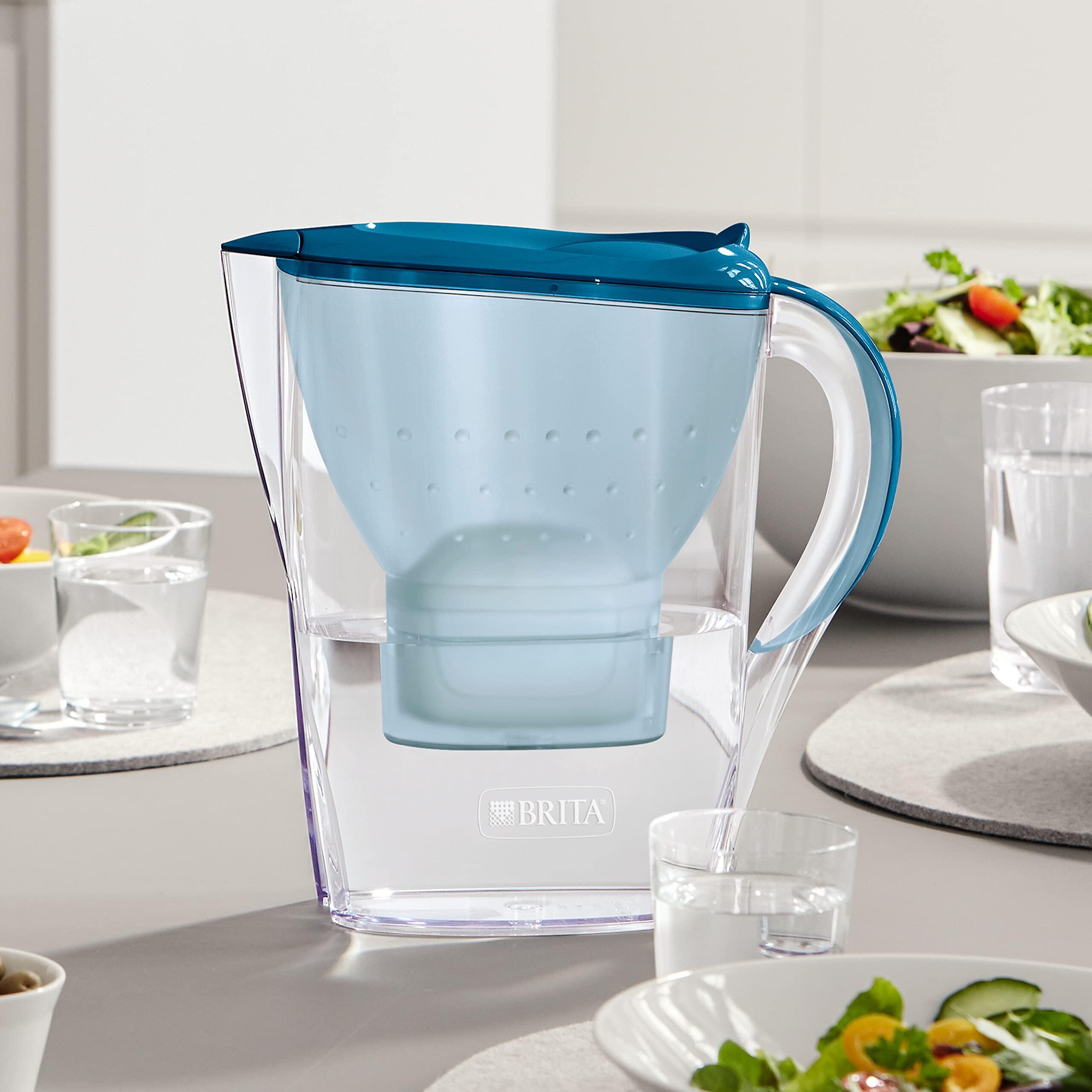 BRITA Jarra Filtradora de Agua Marella 2,4 Litros Incluye 1 Filtro MAXTRA PRO 2/7