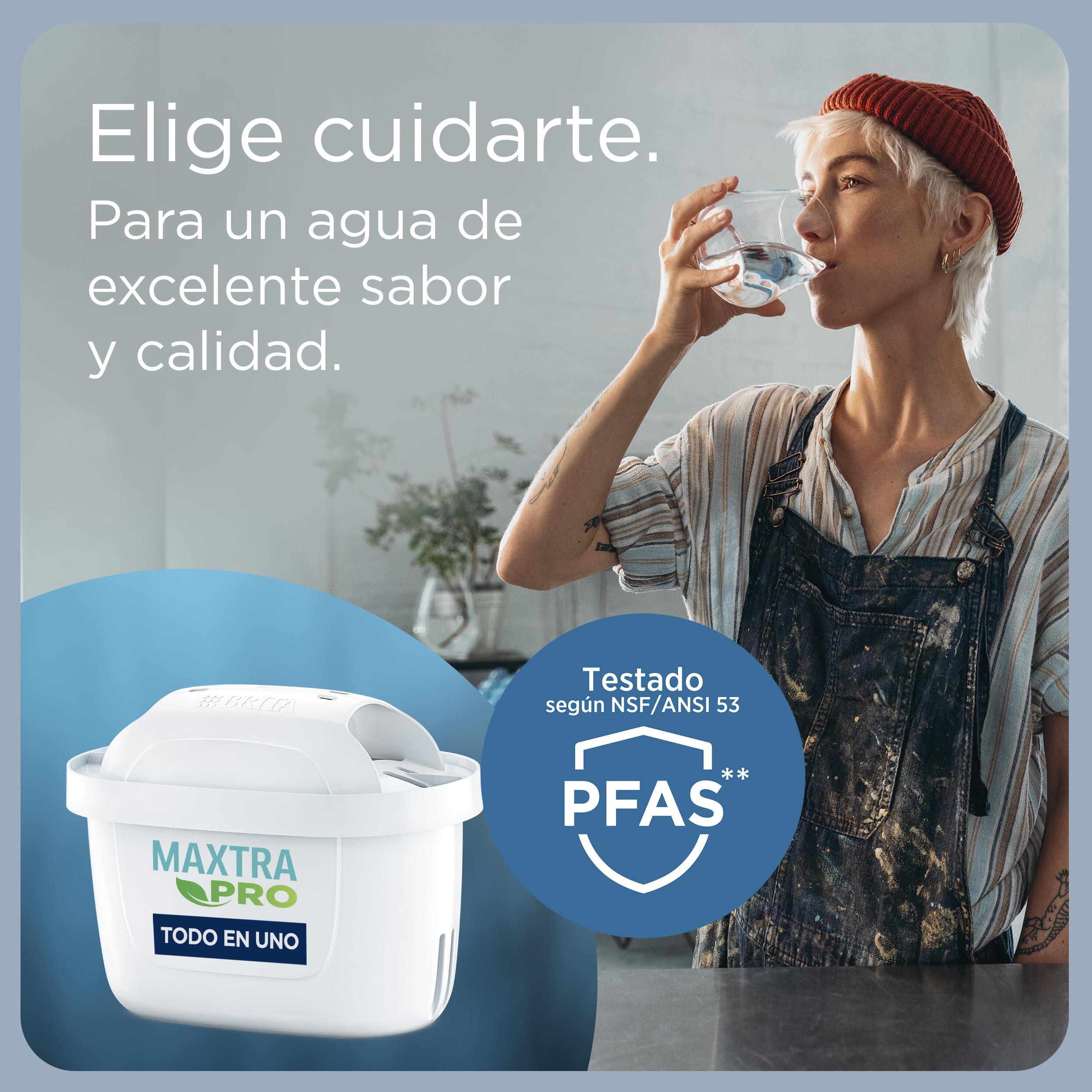 BRITA Jarra Filtradora de Agua Marella 2,4 Litros Incluye 1 Filtro MAXTRA PRO 4/7