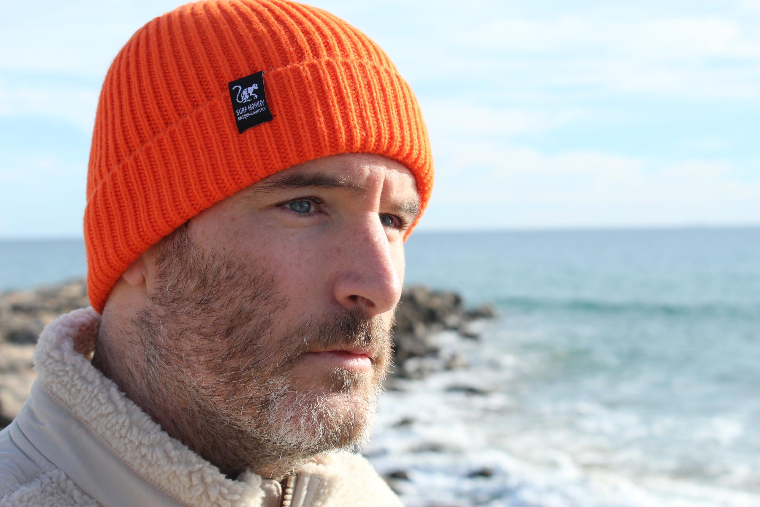 Bonnet en Maille - Revers / Taille Unique (Orange) 2/4