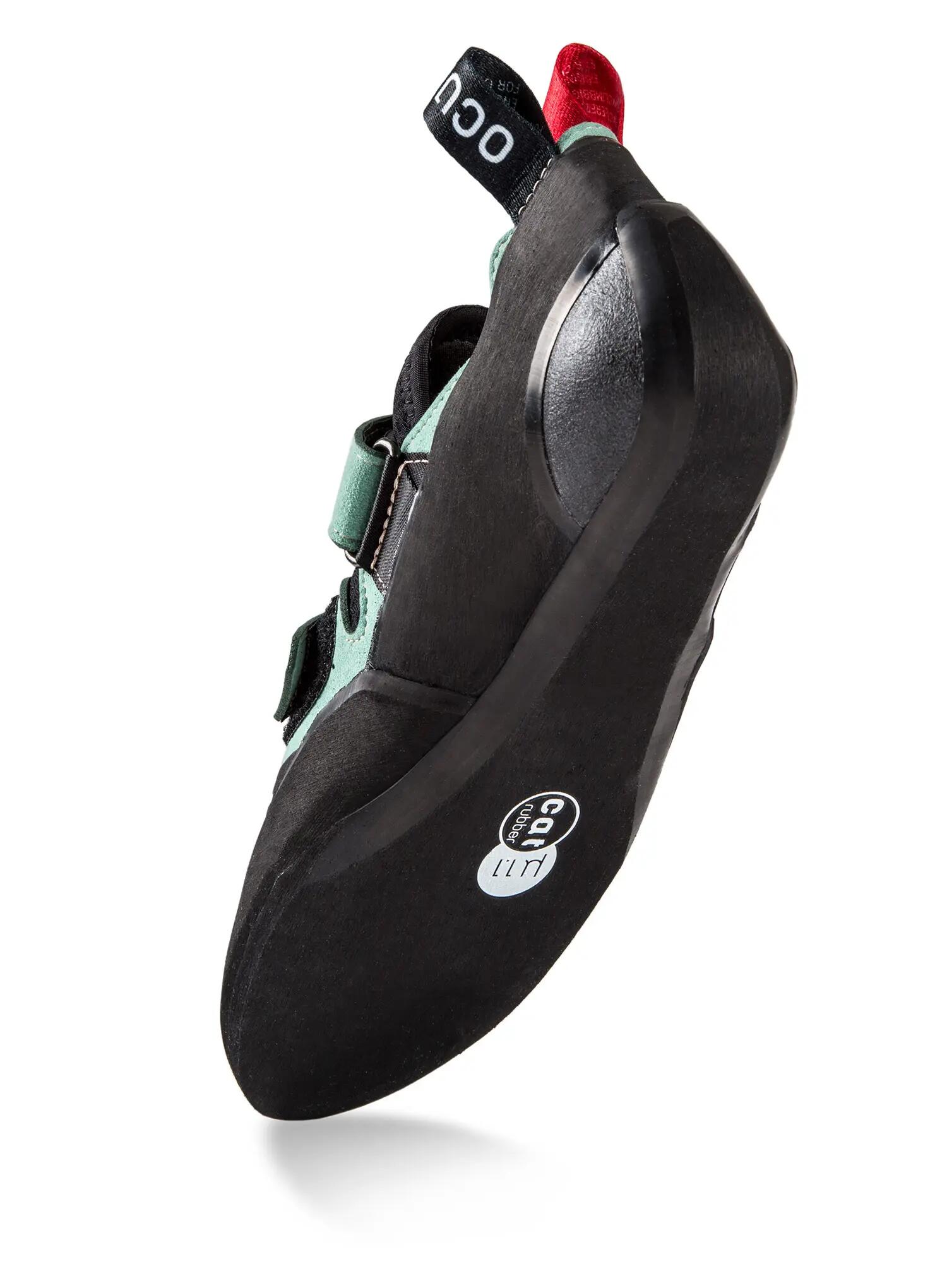 Ocun Striker QC Kletterschuh, grün, Mikrofaser, 4mm CAT Gummi, Klettverschluss 2/5