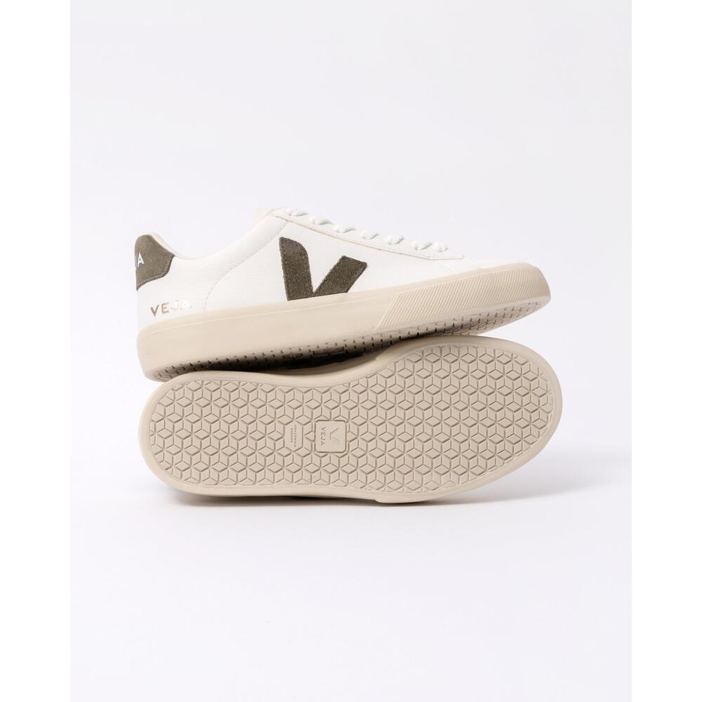 CAMPO LEATHER WHITE KAKI - Talla 38 5/6
