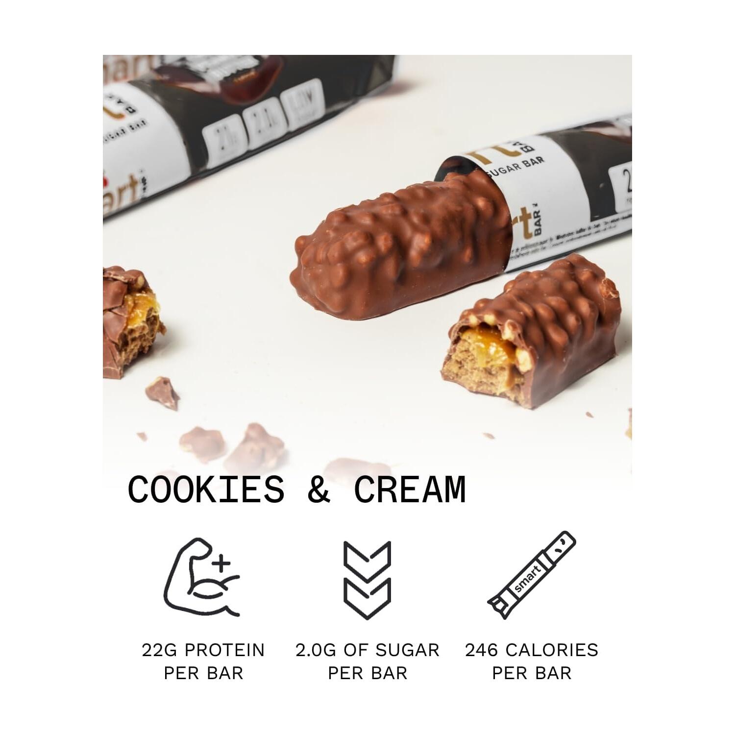 Barrette proteiche - Smart Bar - Biscotti e Crema 2/3