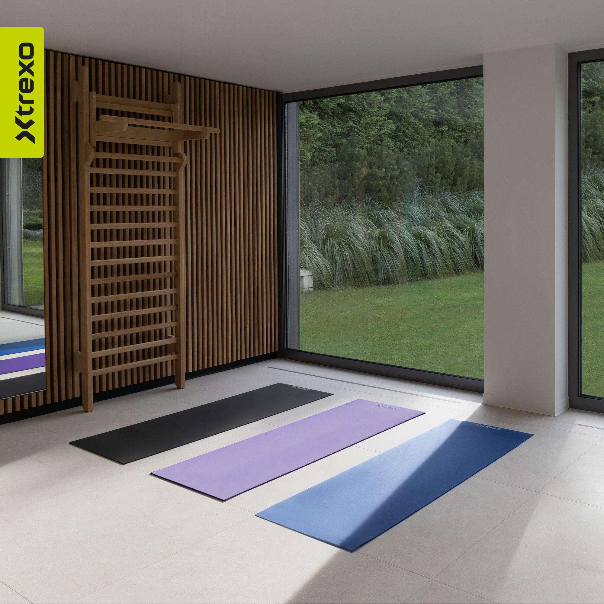 Tapis de yoga XTREXO en PVC 3/7