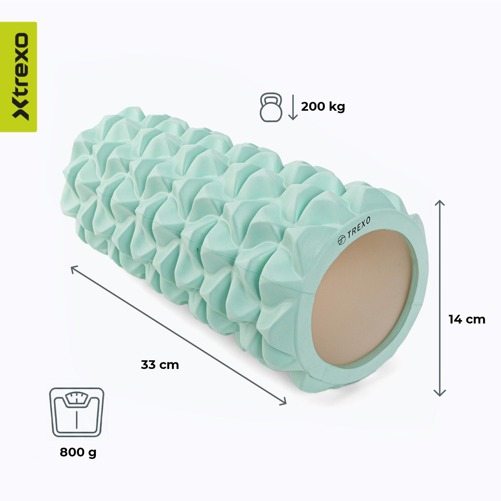 Rouleau de massage XTREXO EVA PVC 6/7