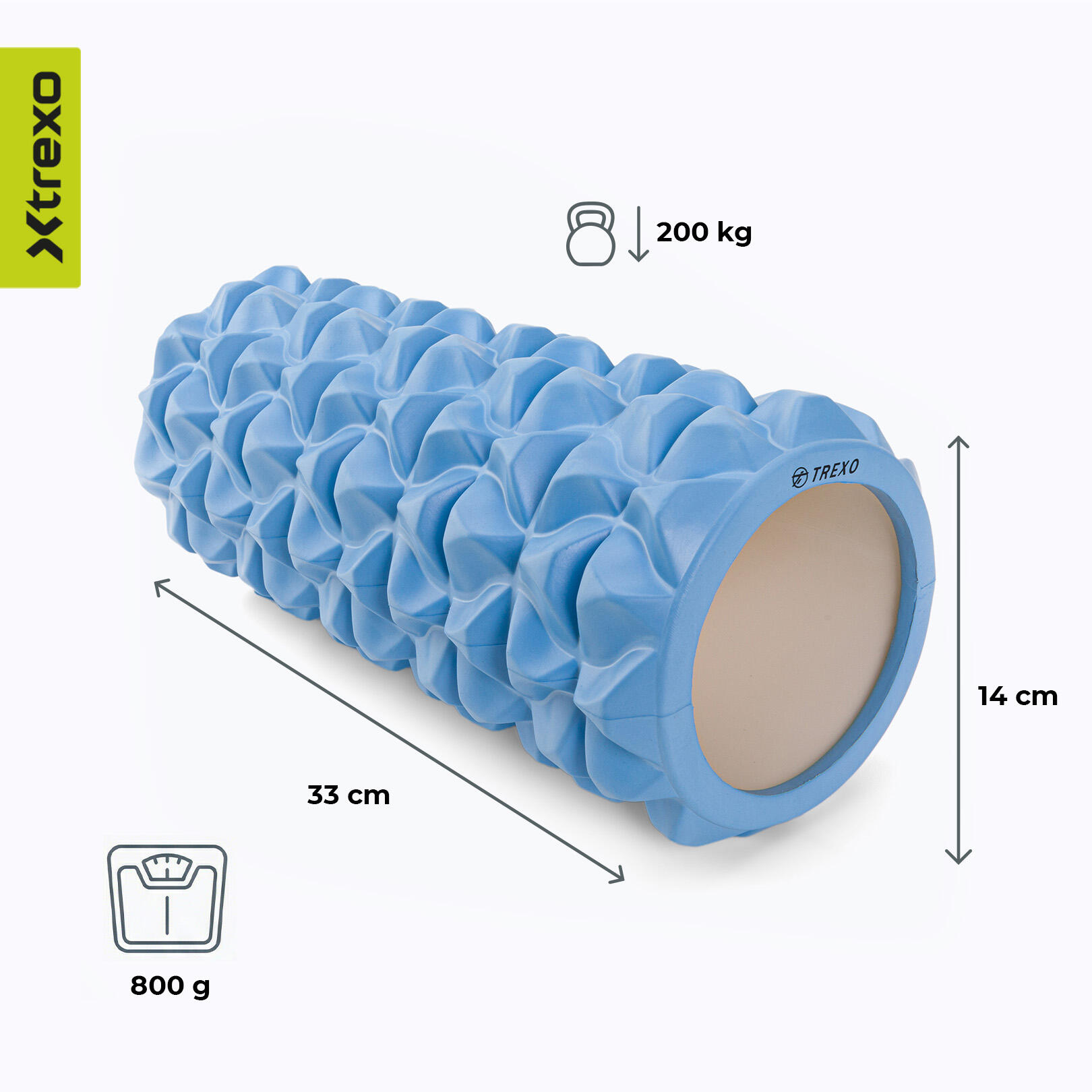 Rouleau de massage XTREXO EVA PVC 6/7