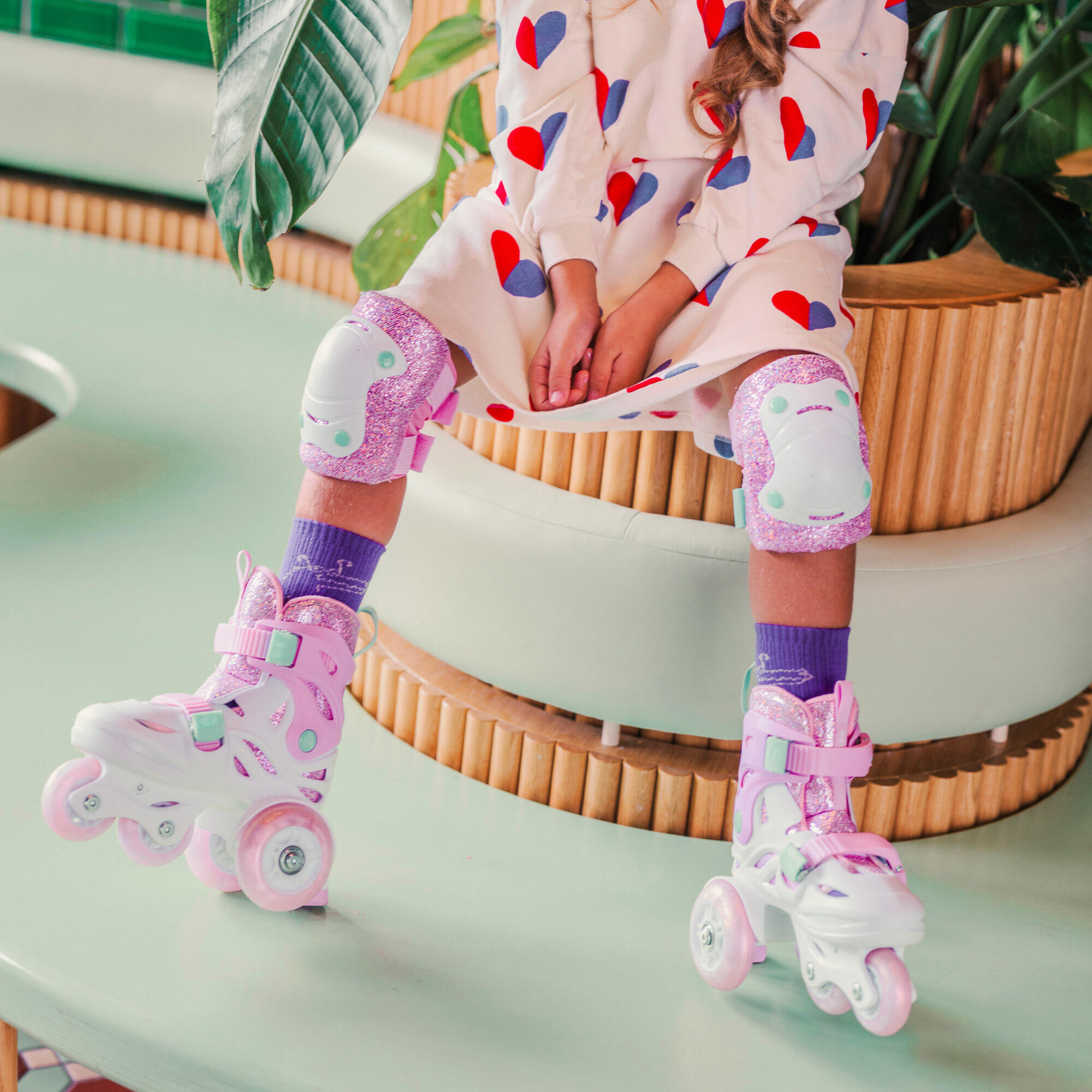 Beschermers voor kinderen Cariboo Ballerina 3-pack (roze) 3/7