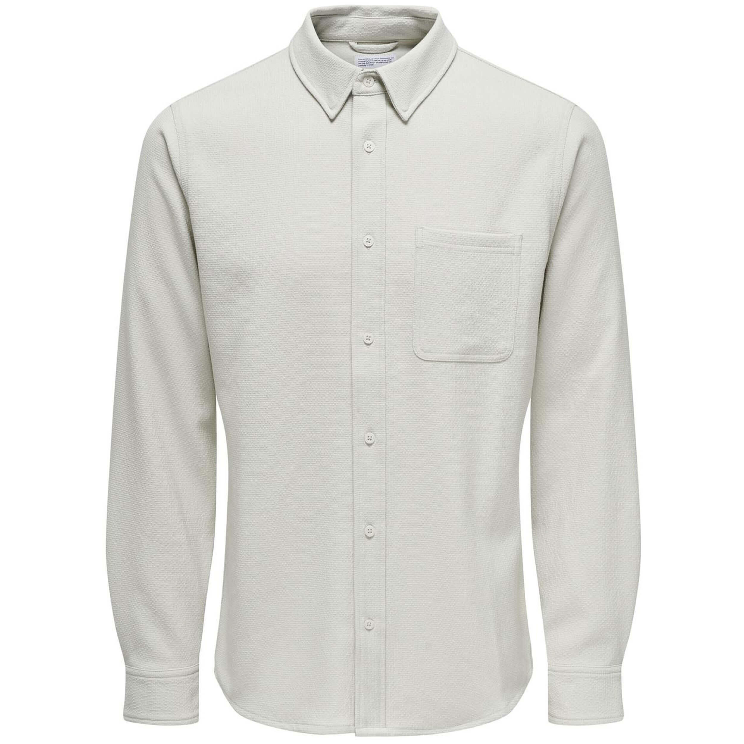 Only & Sons - Chemise Only & Sons Modèle 22030743-moonstruck Pour Homme - Surchemise - Beige - Decathlon