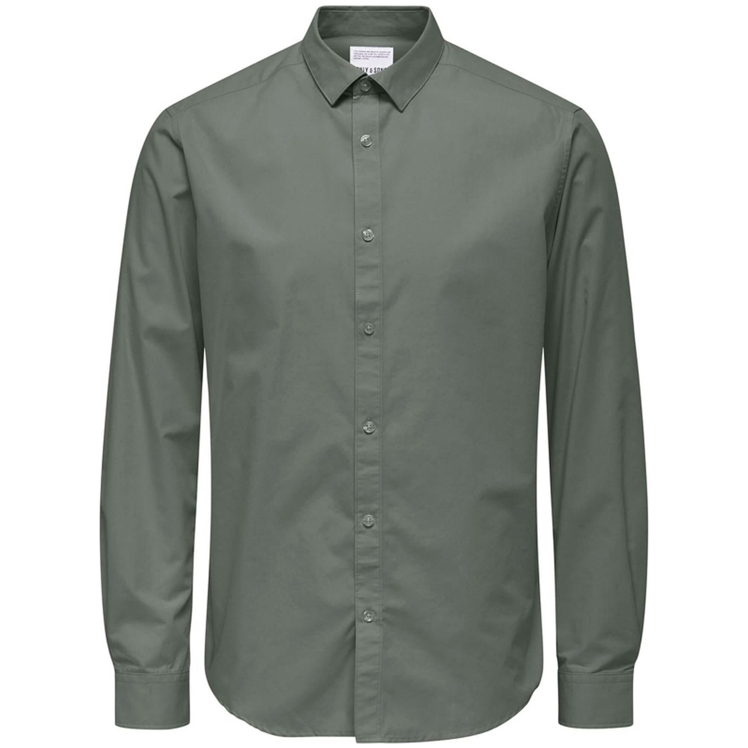 Only & Sons - Chemise Only & Sons Modèle 22015472-agavegreen Pour Homme - Surchemise - Vert - Decathlon