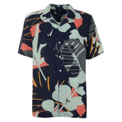 Overhemd only & sons model 22028614-navy voor mannen
