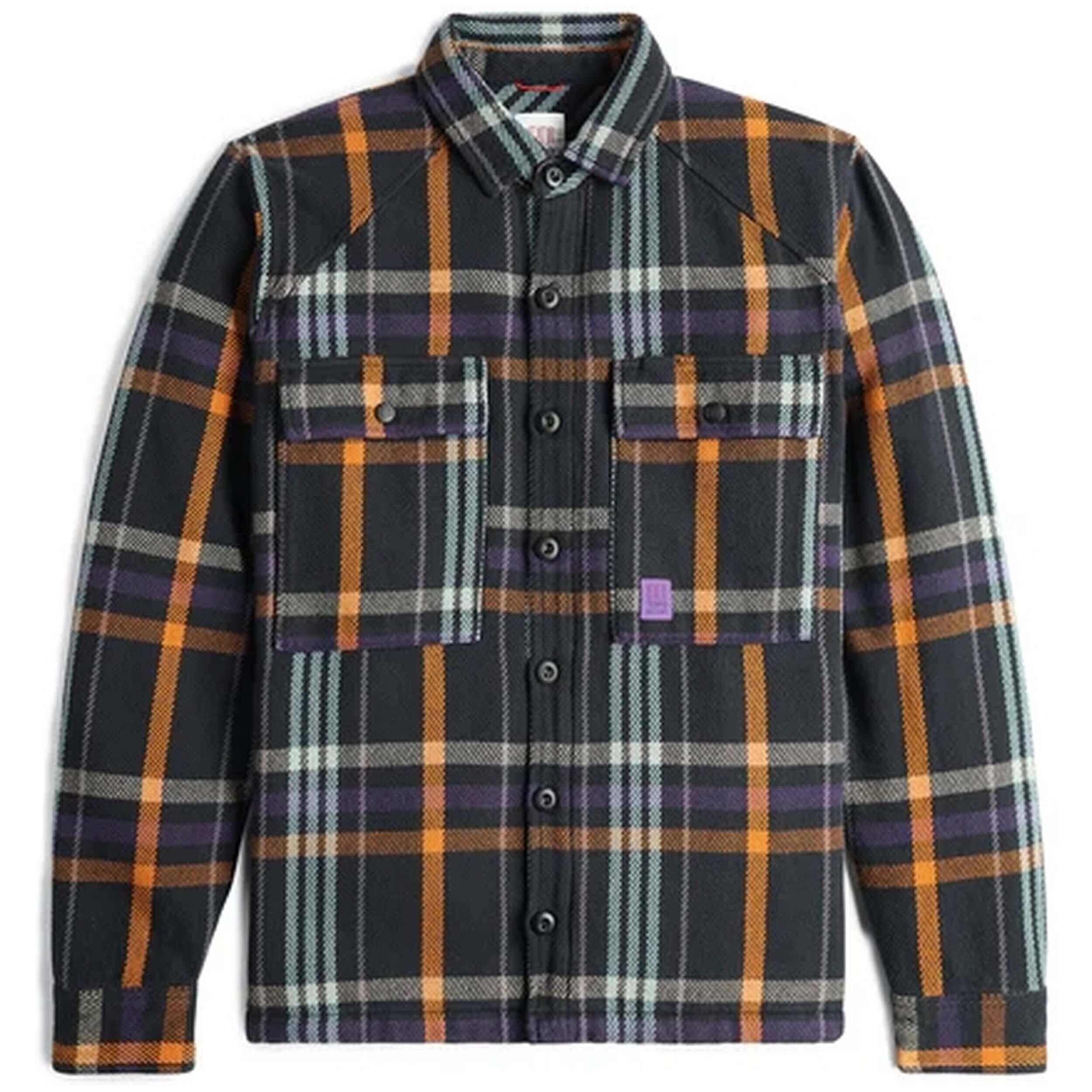 Chemise Topo designs modèle 312104-BLACK MULTI PLAID pour homme 1/2