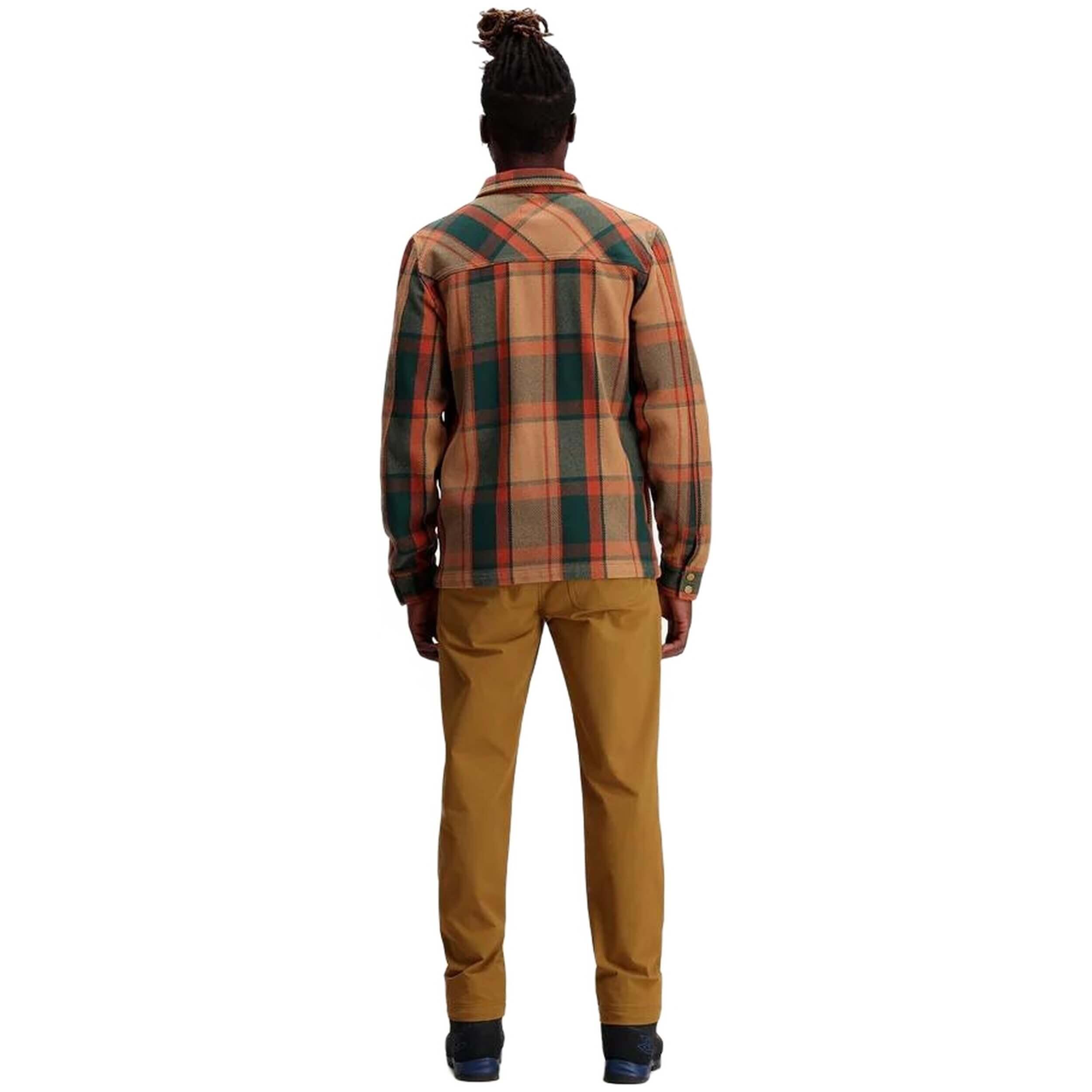 Chemise Topo designs modèle 312104-KHAKI MULTI PLAID pour homme 5/5