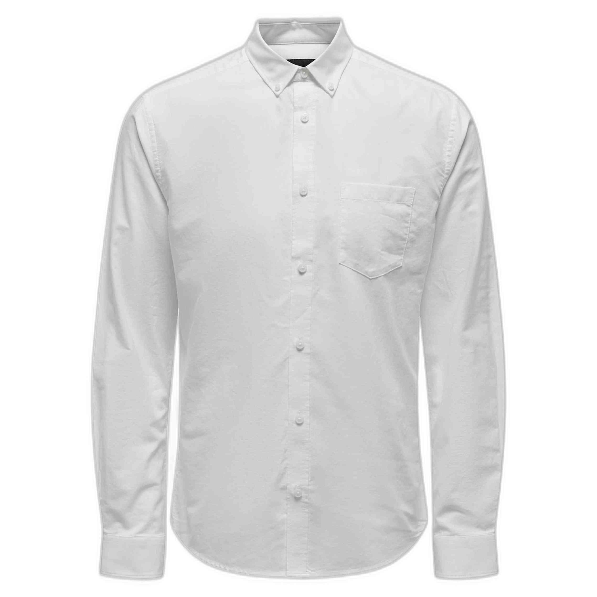 Camisa Only & sons modelo 22006479-WHITE para homem 3/5