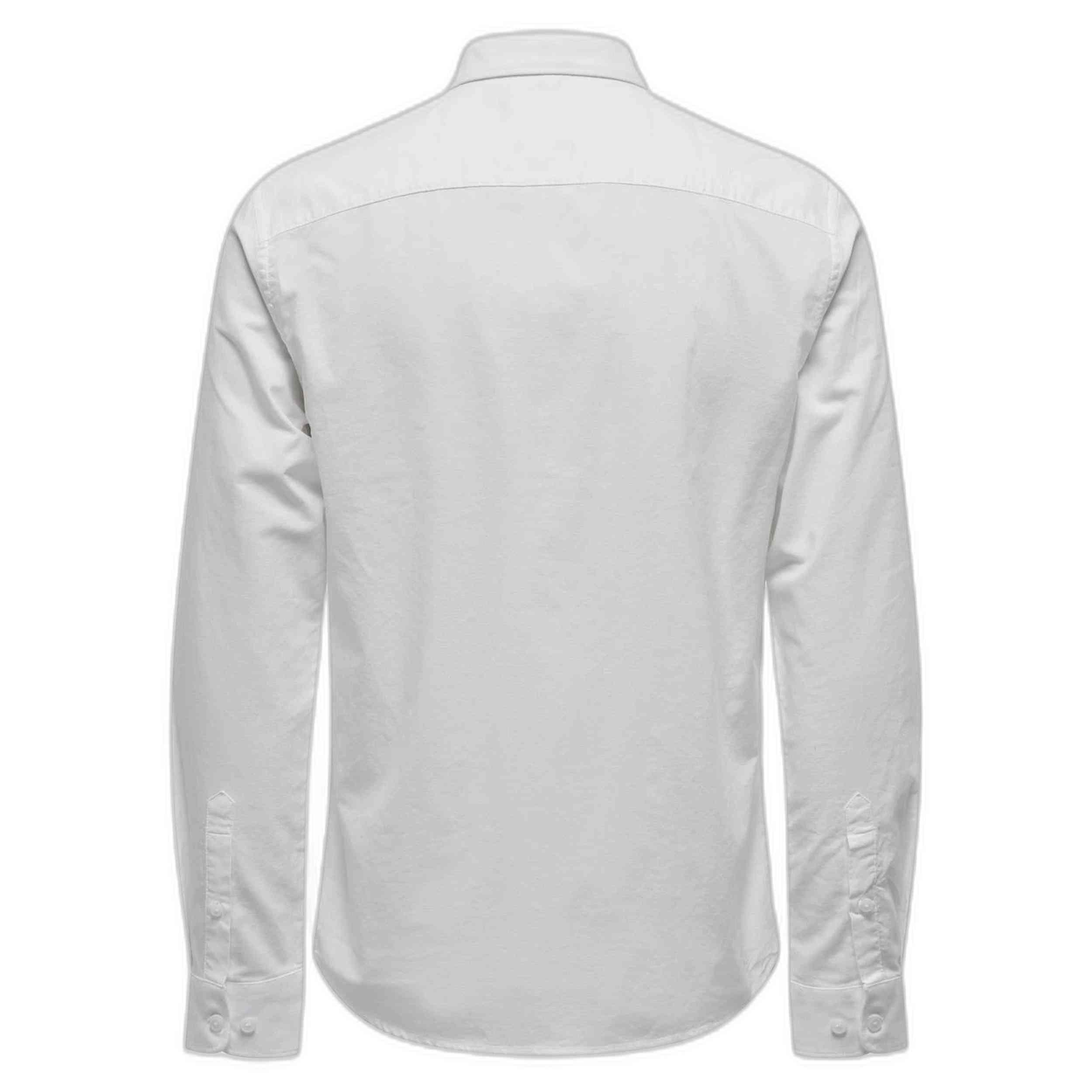 Camisa Only & sons modelo 22006479-WHITE para homem 4/5