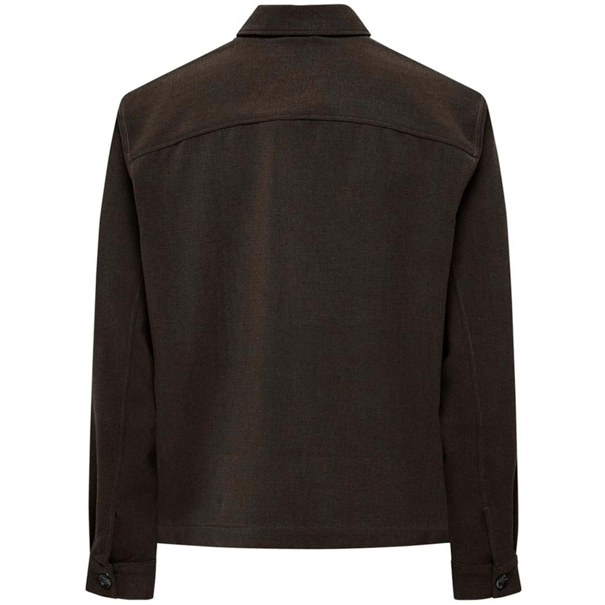Chemise Only & sons modèle 22031588-BROWN pour homme 2/2