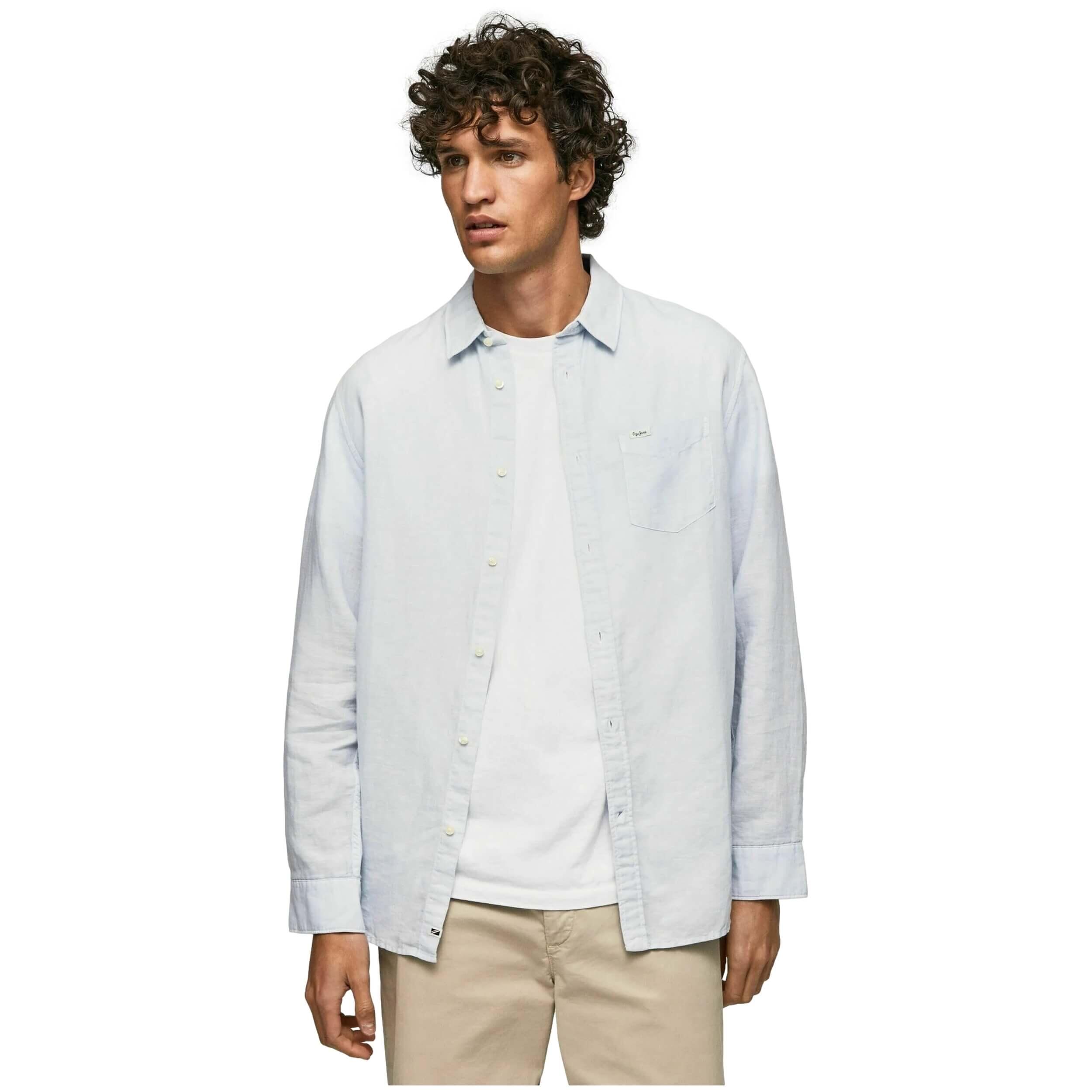Pepe Jeans - Chemise Pepe Jeans Modèle Pm307793504 Pour Homme - Surchemise - Bleu - Decathlon