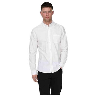 Overhemd only & sons model 22006479-white voor mannen