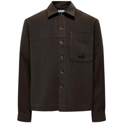 Overhemd only & sons model 22031588-brown voor mannen