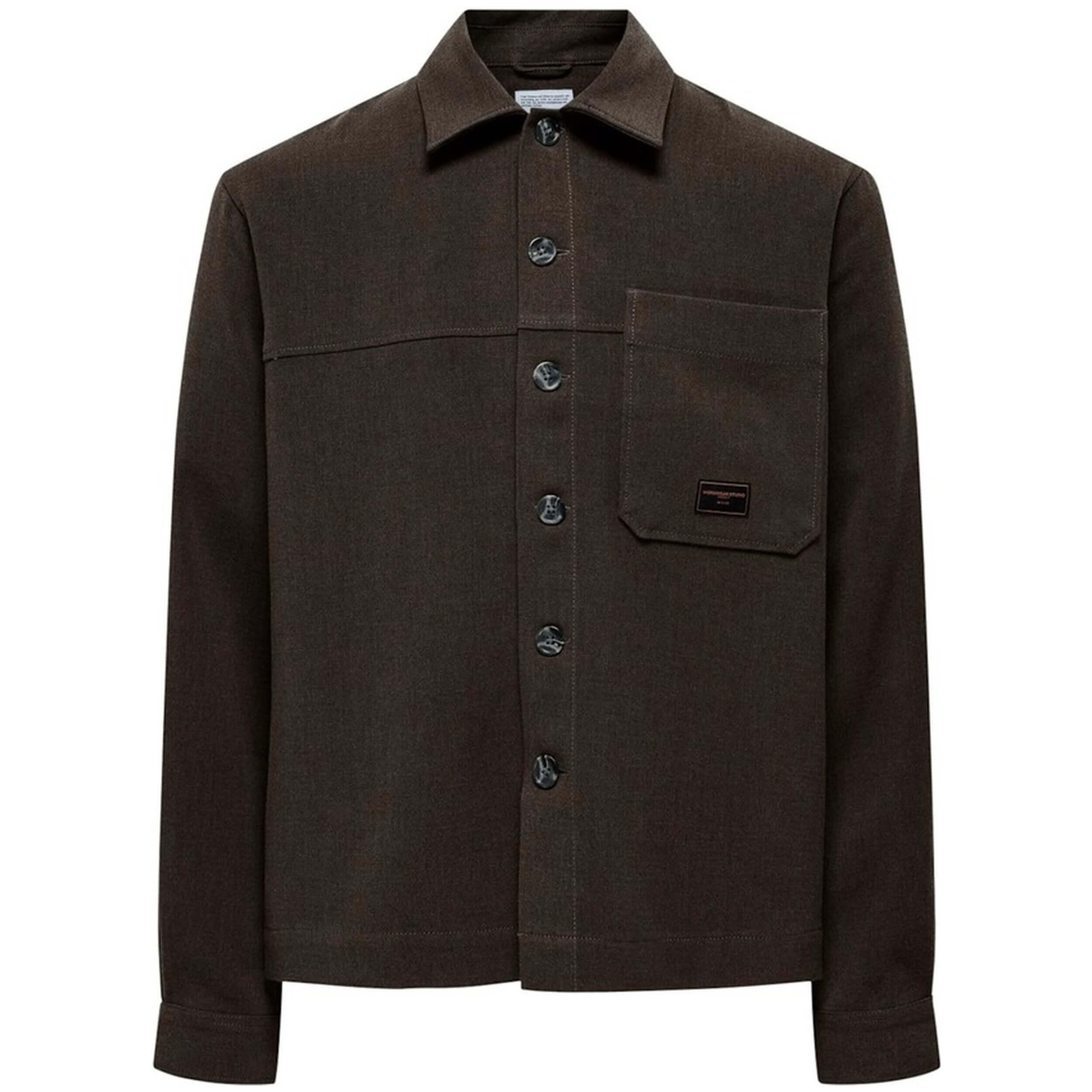 Only & Sons - Chemise Only & Sons Modèle 22031588-brown Pour Homme - Surchemise - Marron - Decathlon