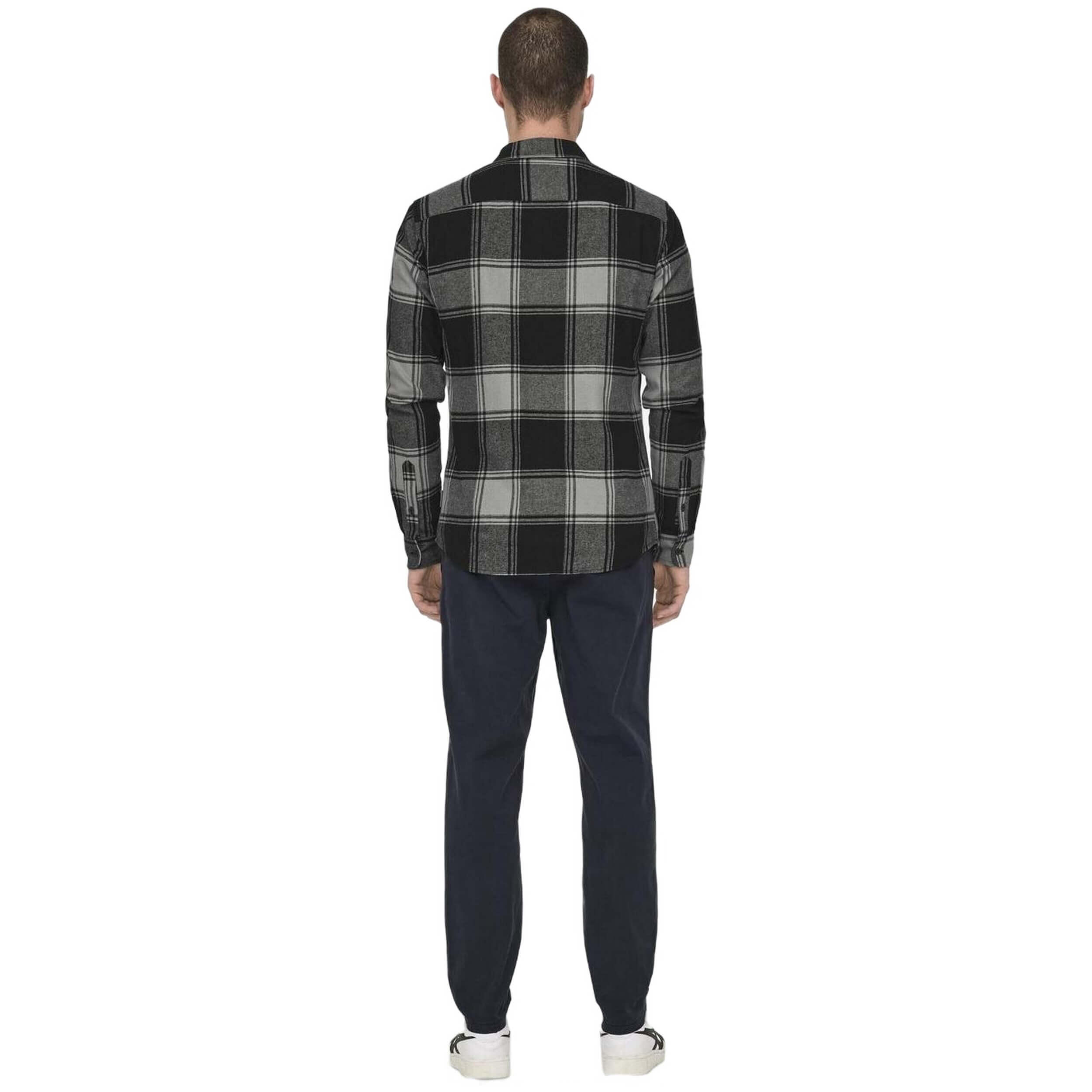 Chemise Only & sons modèle 22007112-GRIFFINBLACK pour homme 4/4