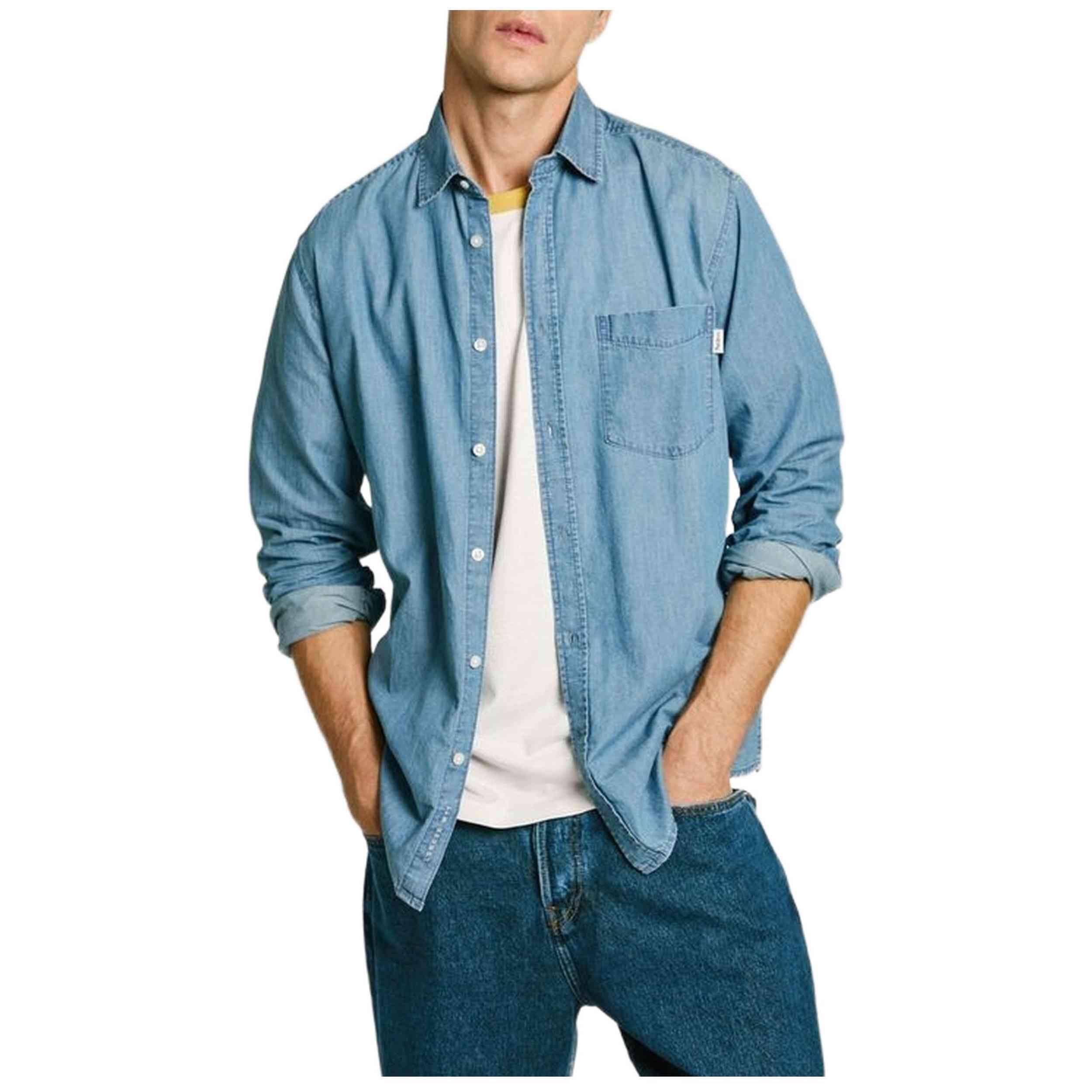 Camicia Pepe jeans modello PM308860ND-000 per uomini 1/4