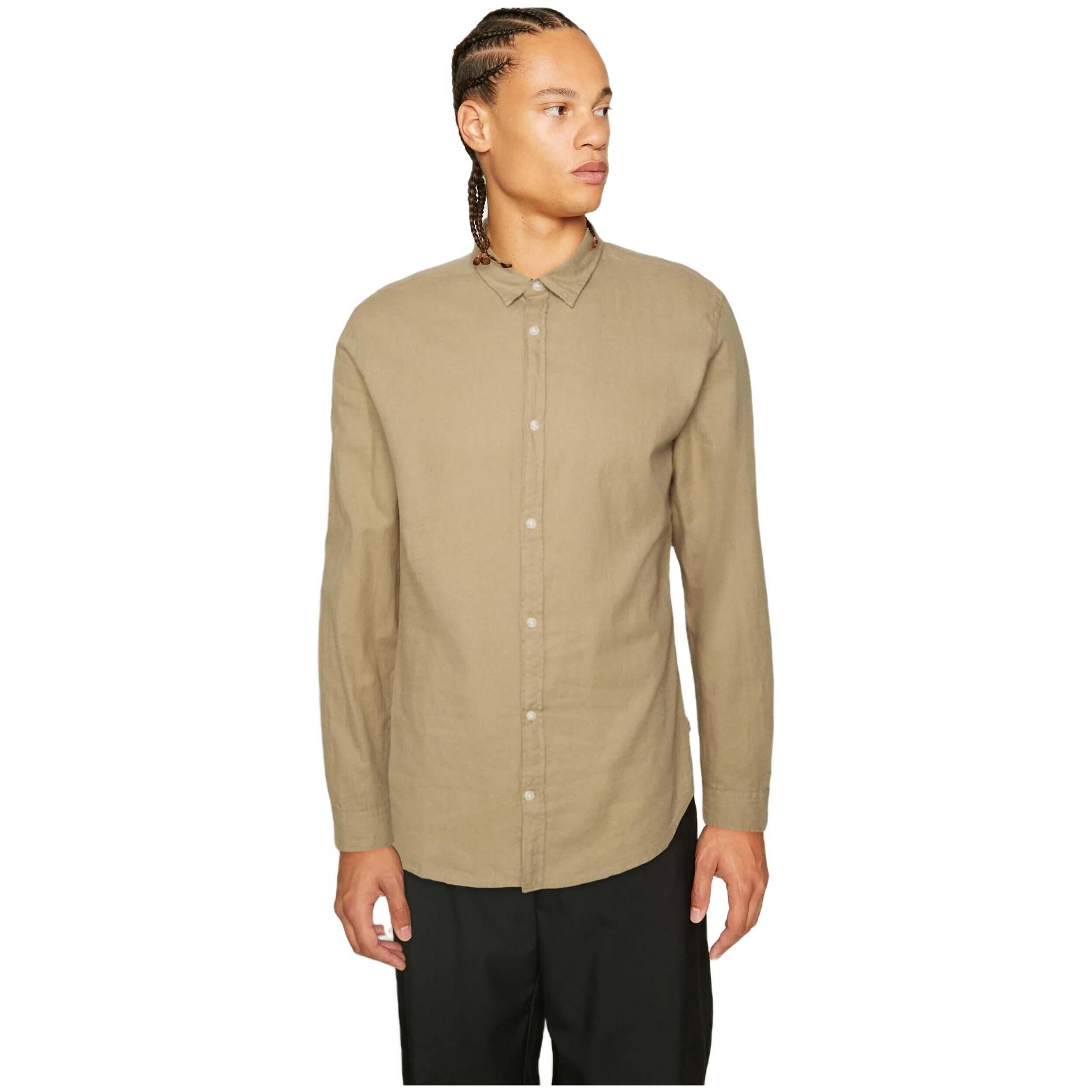 Jack&jones - Chemise Jack&jones Modèle 12225469-crockery Pour Homme - Surchemise - Beige - Decathlon